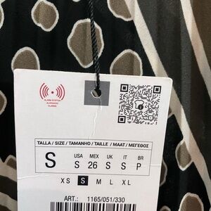 Classy🍸Patterned Black and Brown Women's Skirt